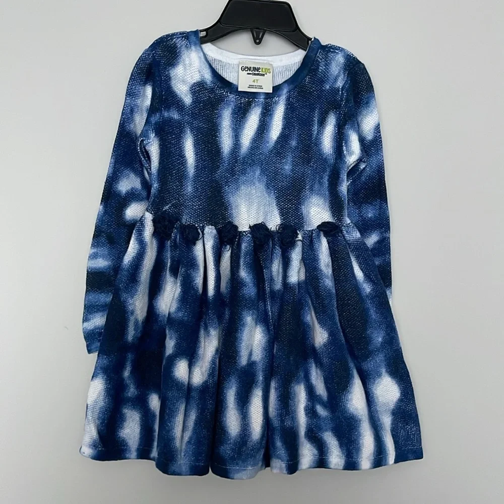 OshKosh Genuine Kid Tie-Dyed Flared Dress Girls Size 4T